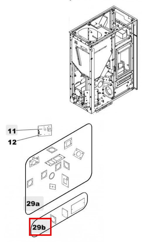 Haas-Sohn Catania II RLU 443.08 joint de trappe de contrôle kit