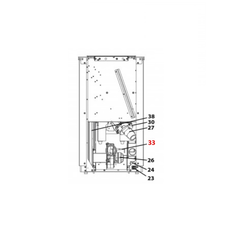 Haas-Sohn Pelletto RLU 418.08 capteur thermo