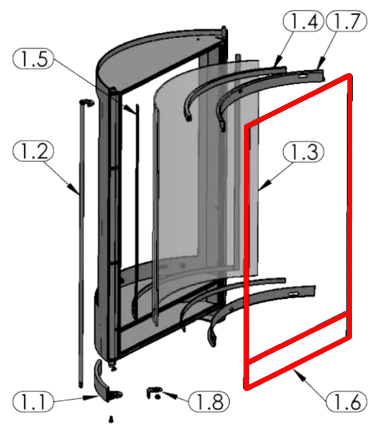 Oranier Pisa joint de porte A