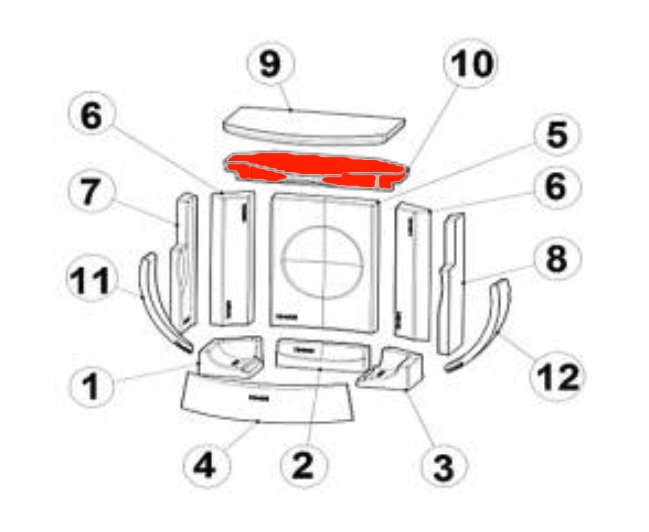 Austroflamm Clou Xtra déflecteur bas