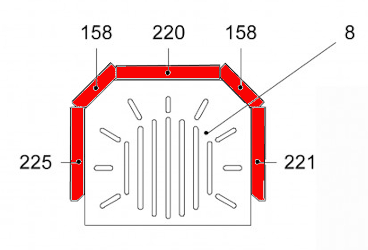 Haas-Sohn Nordal II 249.17 revêtement de chambre de combustion