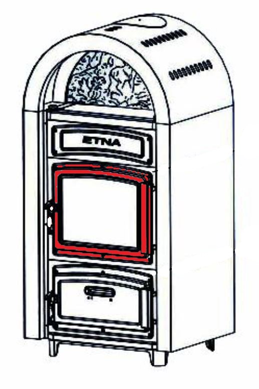 Wamsler Etna porte de chambre de combustion B