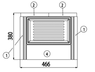 Haas-Sohn Warburg 367.19 revêtement de chambre de combustion