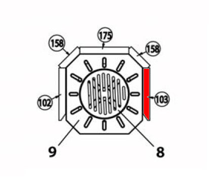 Haas-Sohn Trient 262.15 pierre latérale droit avant