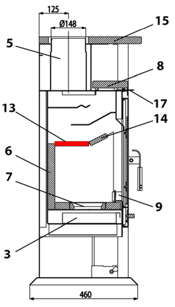 Haas-Sohn Viterbo 3 275.15 déflecteur arrière