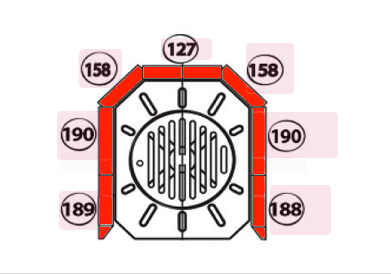 Haas-Sohn Nordland 215.15 revêtement de chambre de combustion