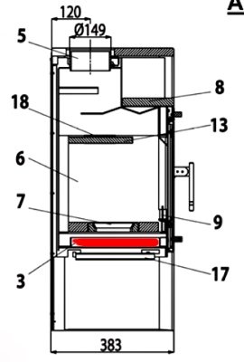 Haas-Sohn Ecoline 281.12 cendrier