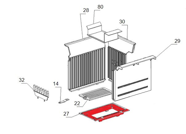 La Nordica Rosetta support de grille B
