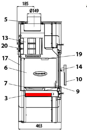 Haas-Sohn Belaqua 468.19 cendrier