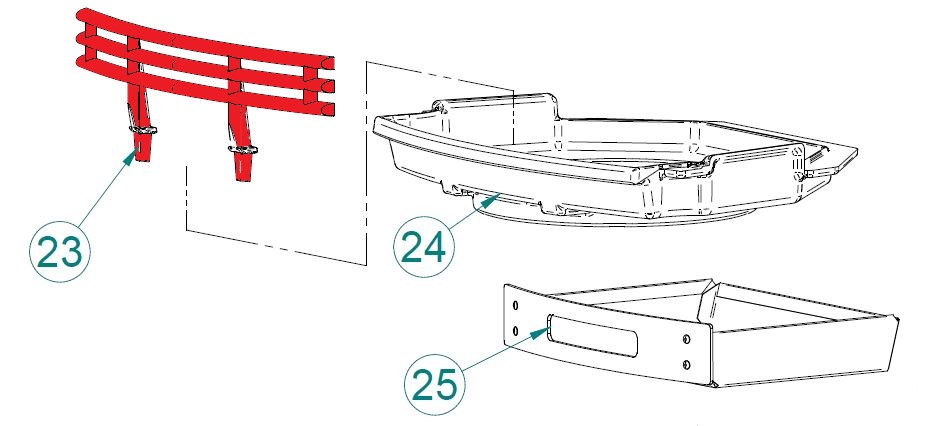 Contura 750 grille verticale
