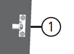 Leda Lava W verrouillage porte de chambre de combustion B