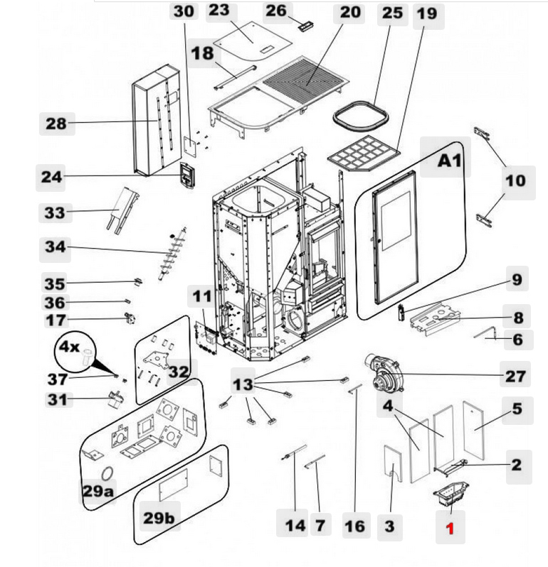 Haas-Sohn HSP 8 Home 445.08 pot de brûleur