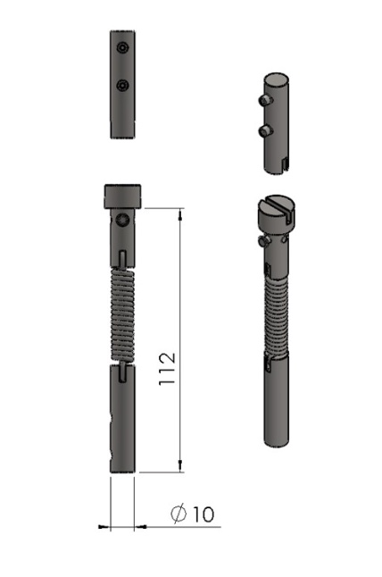 Termatech TT21 charnière kit
