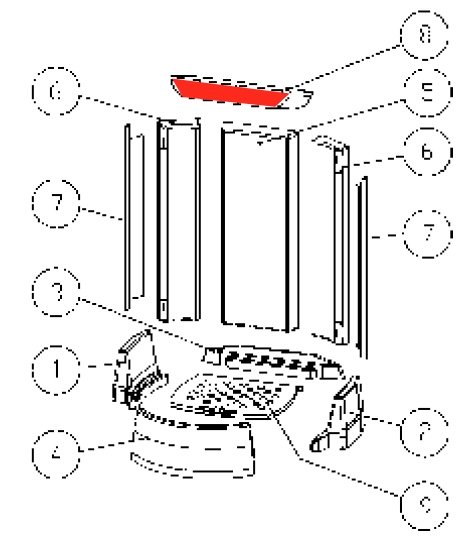 Austroflamm Pi-Ko déflecteur
