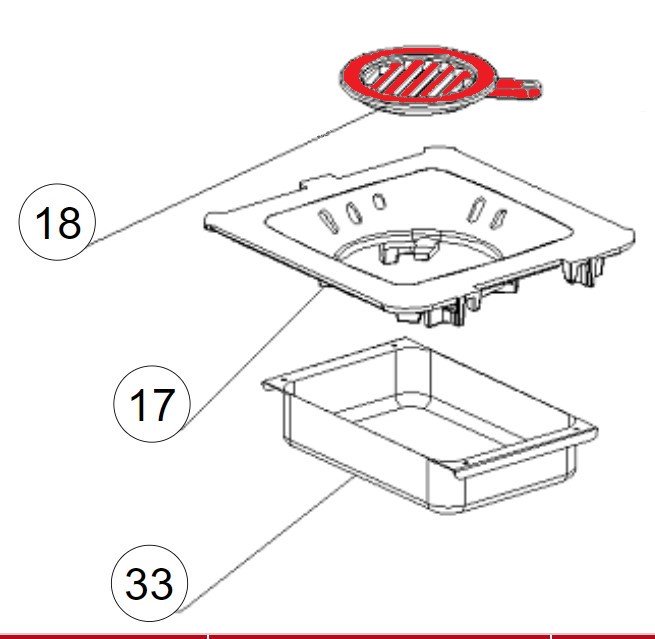 Kleining Dorella L8 grille de décendrage