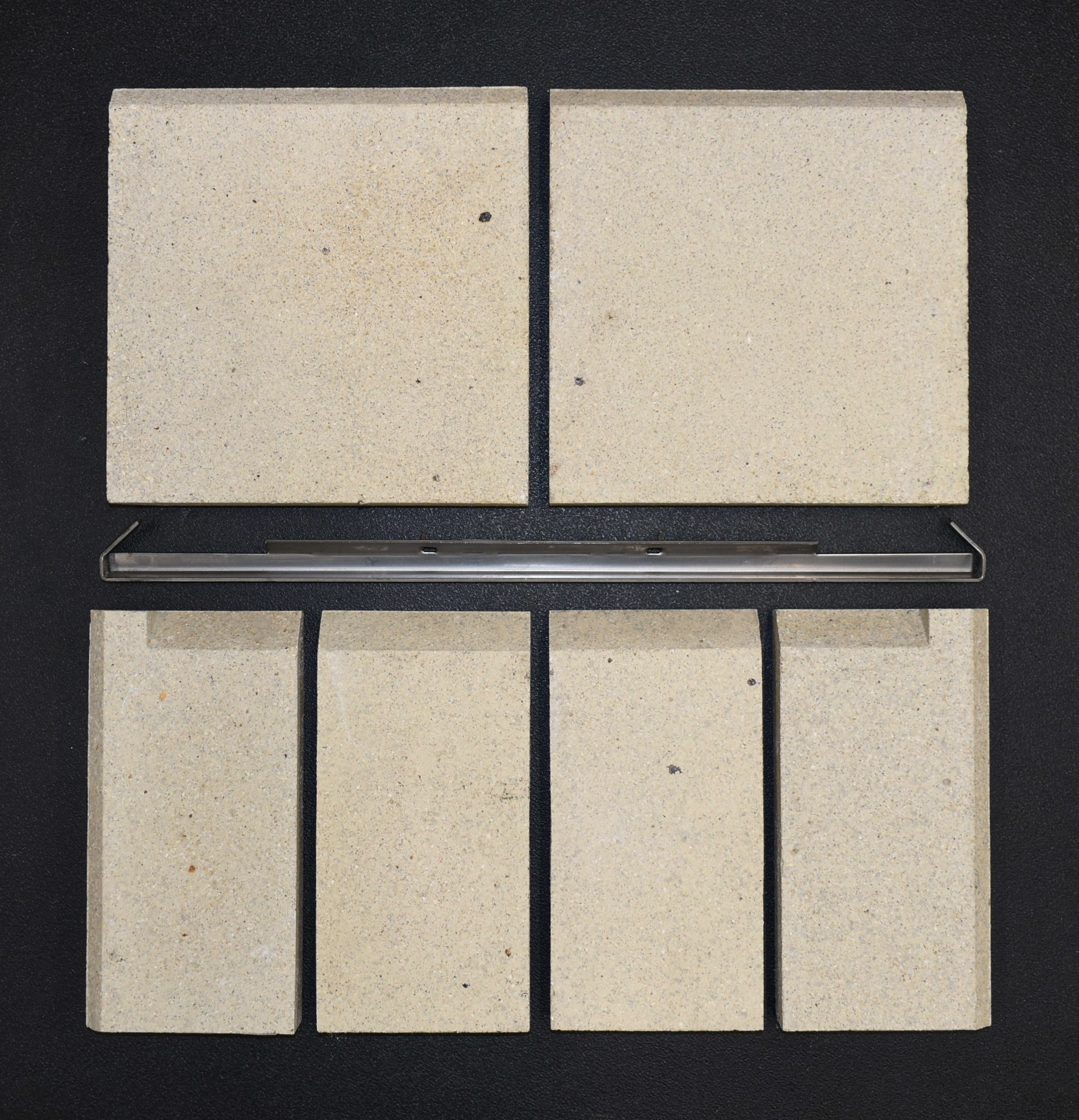 Wamsler Etna pierre de plaque arrière kit