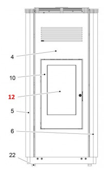 Haas-Sohn Pelletto II 434.08 vitre