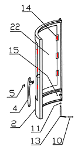 Oranier Arktis 8 support de vitre kit