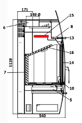 Haas-Sohn Argentum 210.15 déflecteur haut
