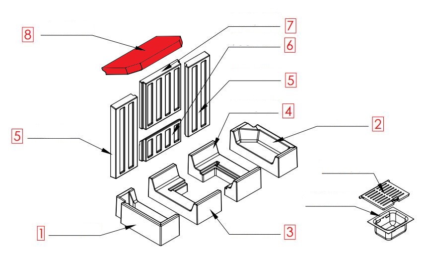 Spartherm Arte 3RL-80h déflecteur C