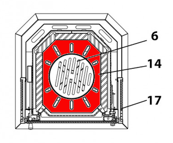 Haas-Sohn Isola 212.17 support de grille