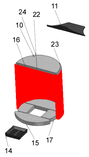 Justus Faro pierre latérale kit