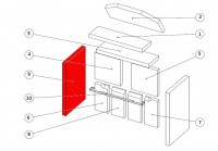 Wamsler Titan pierre latérale gauche