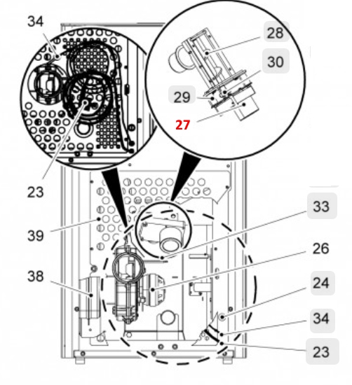 Haas-Sohn HSP 2.17 Premium II moteur de vis sans fin