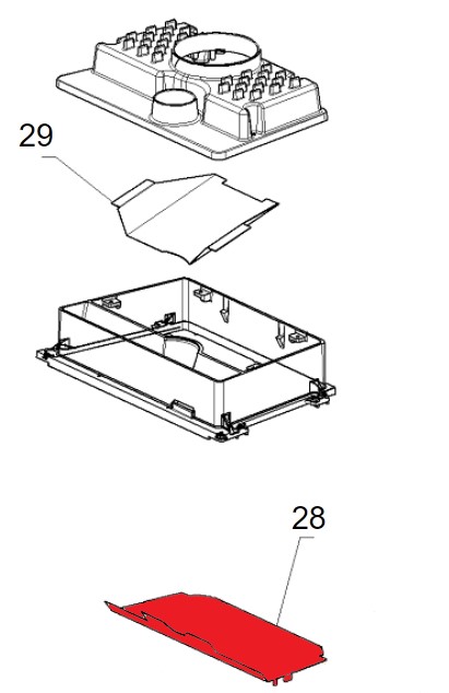 La Nordica Focolare 70 Tondo déflecteur bas C