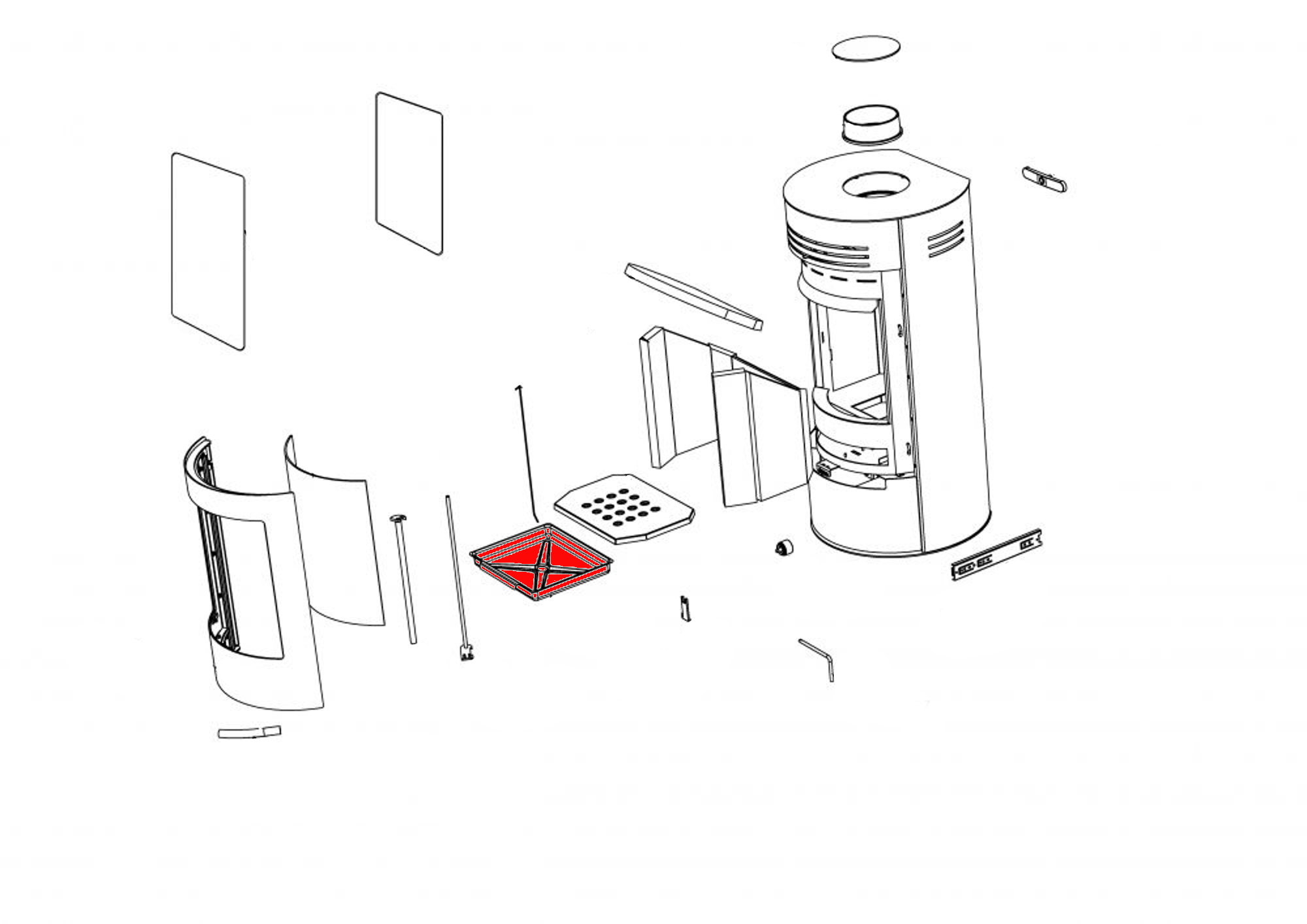 Aduro 10 cendrier
