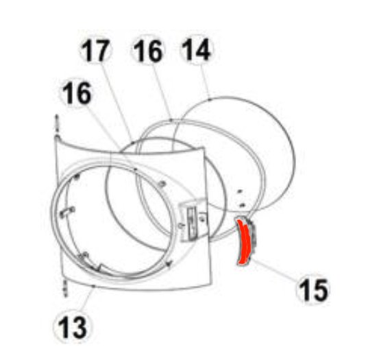 Austroflamm Clou compact poignée de porte