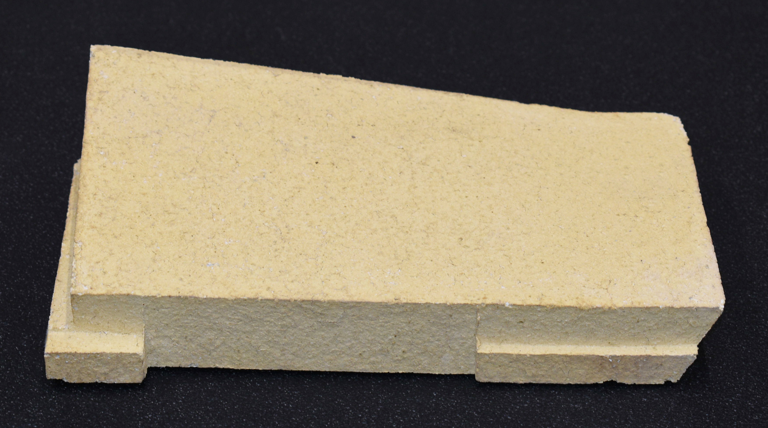 Spartherm Prismo 770 x 450 pierre de plaque arrière droit bas