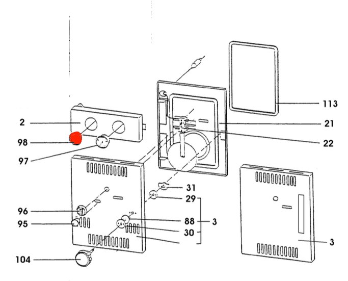 Wamsler K148 thermomètre eau