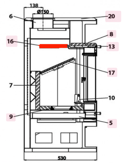 Haas-Sohn Grado 252.17 déflecteur haut