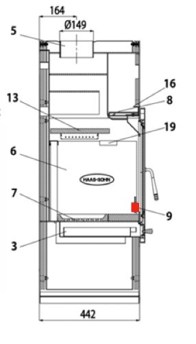 Haas-Sohn Vestre 268.17 grille verticale