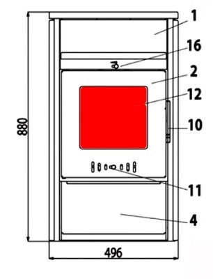 Haas-Sohn Ecoline 281.12 vitre
