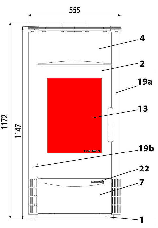 Haas-Sohn I 3020 vitre