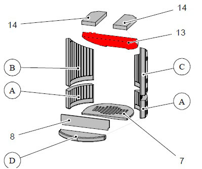 Haas-Sohn Ficus III 287.12 déflecteur bas