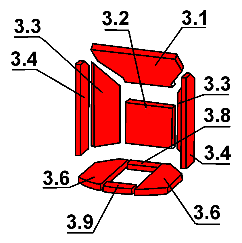 Oranier Arktis 8 revêtement de chambre de combustion A
