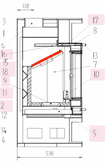 Haas-Sohn Göteborg 252.17 déflecteur bas