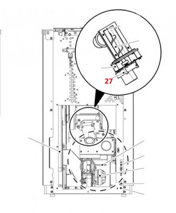 Haas-Sohn Pelletto II 419.08 moteur de vis sans fin