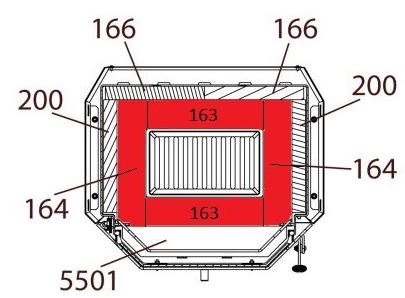 Haas-Sohn Andro 307.15 revêtement de chambre de combustion