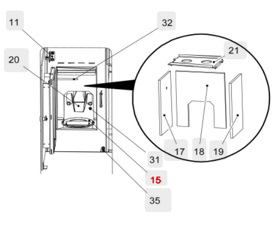 Haas-Sohn Pallazza 532.08 pot de brûleur
