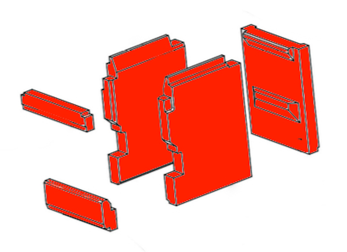 Wamsler K144 revêtement de chambre de combustion B