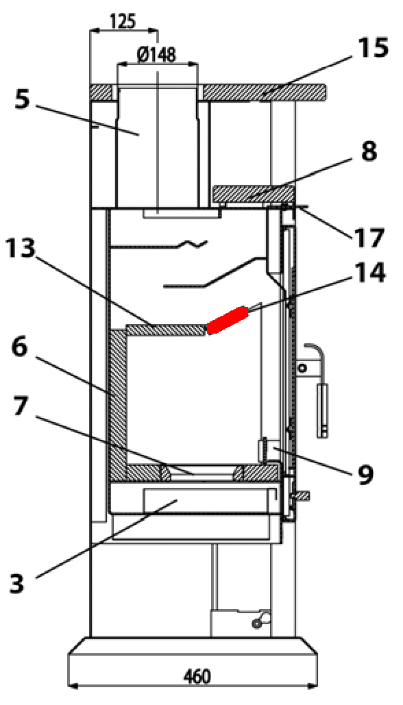 Haas-Sohn Viterbo 3 275.15 déflecteur avant