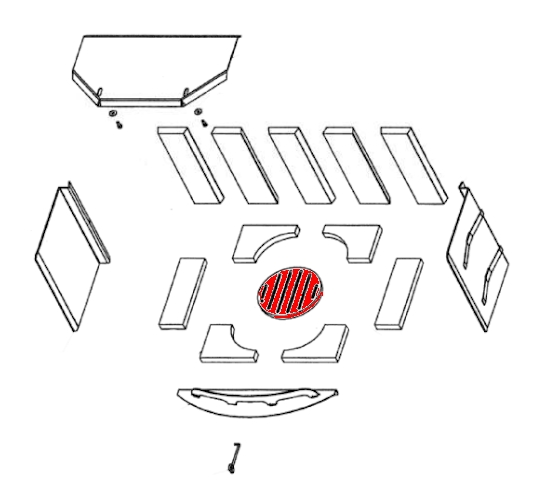Supra Victoria grille de décendrage