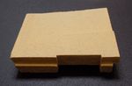 Spartherm Prismo 550 x 675 pierre de plaque arrière gauche bas