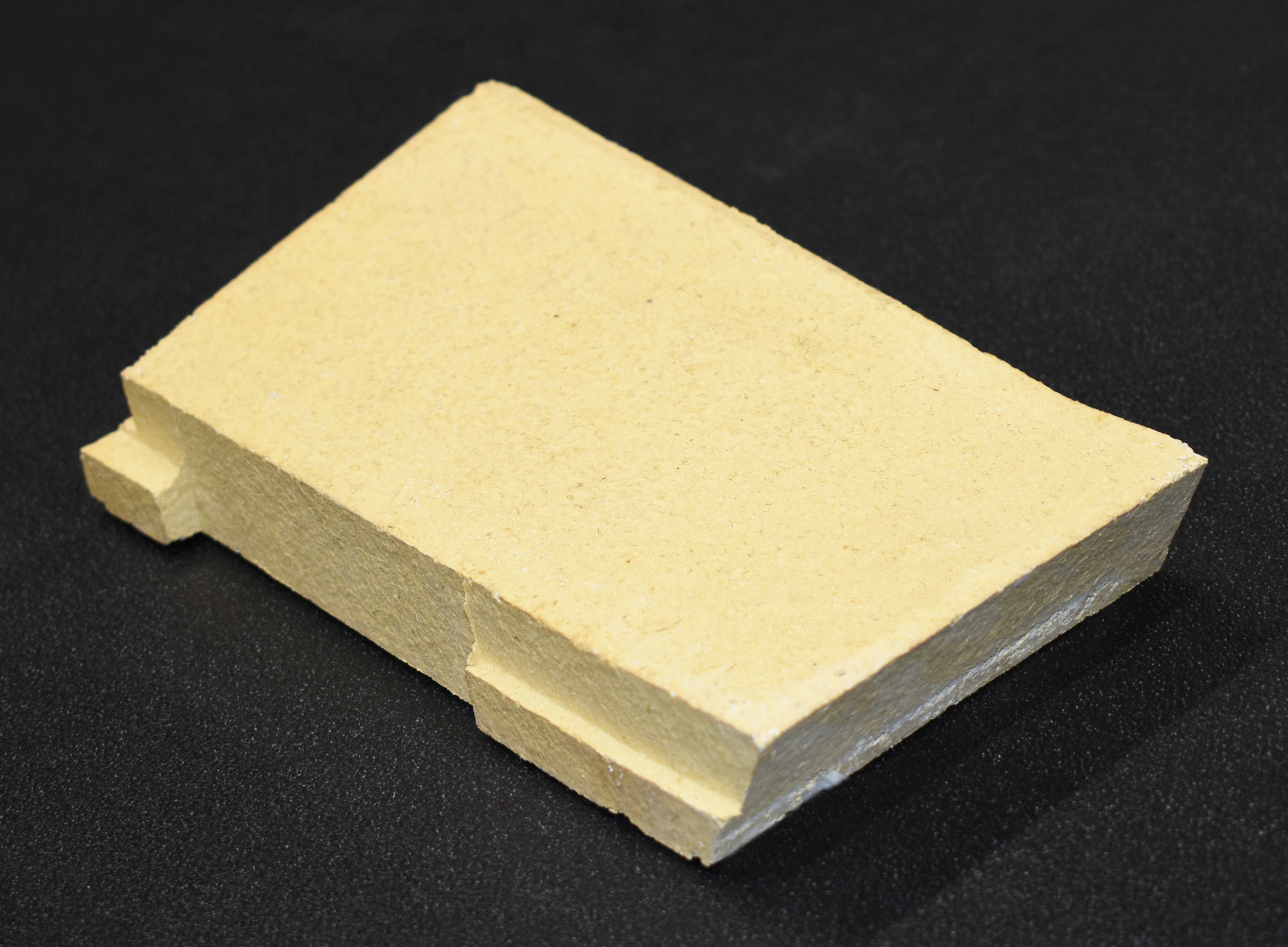 Spartherm Prismo 770 x 450 pierre de plaque arrière droit bas