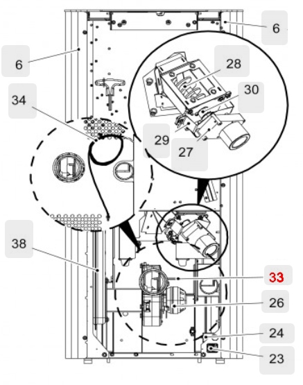 Haas-Sohn Pallazza 532.08 capteur thermo