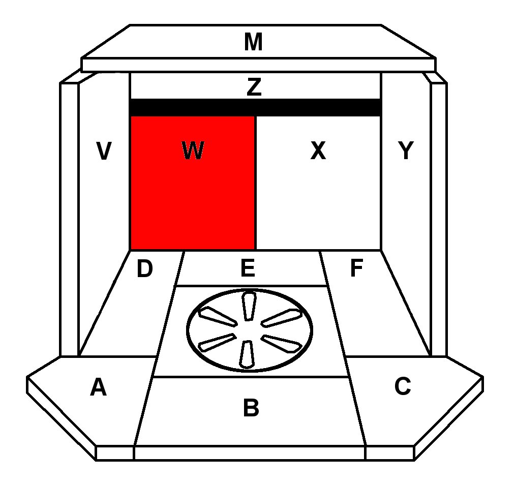 Skantherm Adano pierre de plaque arrière gauche B